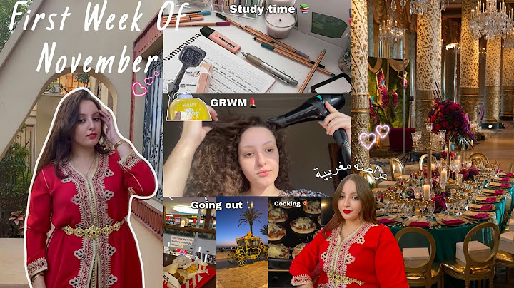 Spend a Week With Me☁️⭐️(🇲🇦🥂عراضة مغربية, study📚,going out🌌)دوزو معايا سيمانة