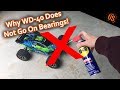 Don't Use WD 40 on Bearings