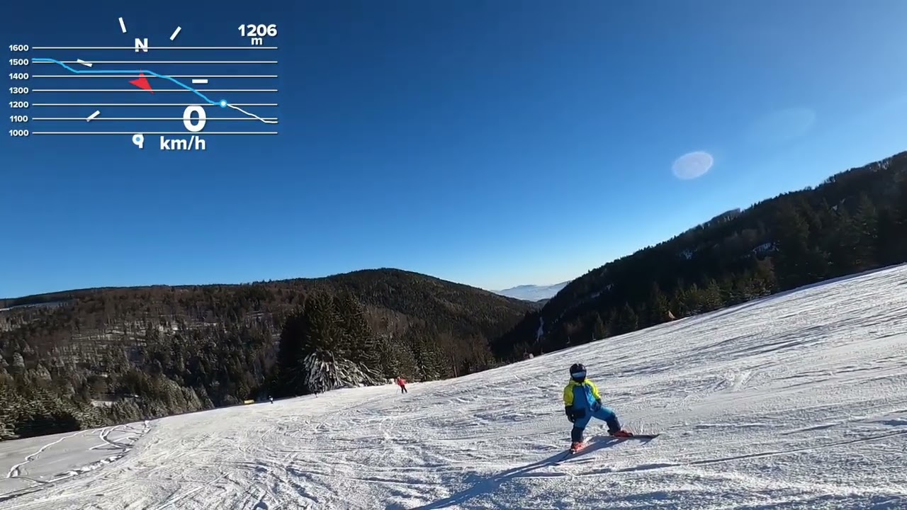 "In the glow of the snow" 