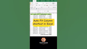 Auto Fit ALL COLUMNS shortcut at once in Excel #excel #shorts