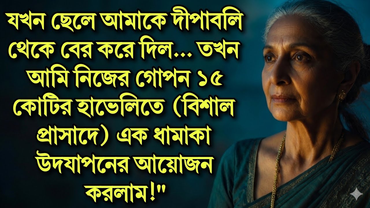 যখন ছেলে আমাকে দীপাবলি থেকে বের করে দিল... তখন আমি নিজের গোপন ১৫ কোটির হাভেলিতে এক ধামাকা উদযাপনের 