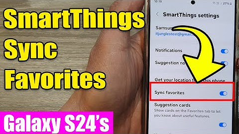 🌟Galaxy S24/S24+/Ultra: How to Enable/Disable Sync SmartThings Favorites