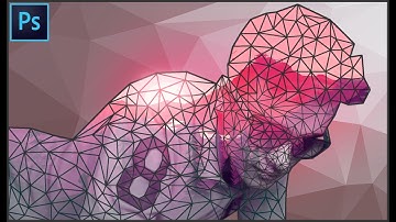 LowPoly Double Exposure Portrait Effect - Photoshop Tutorial !!