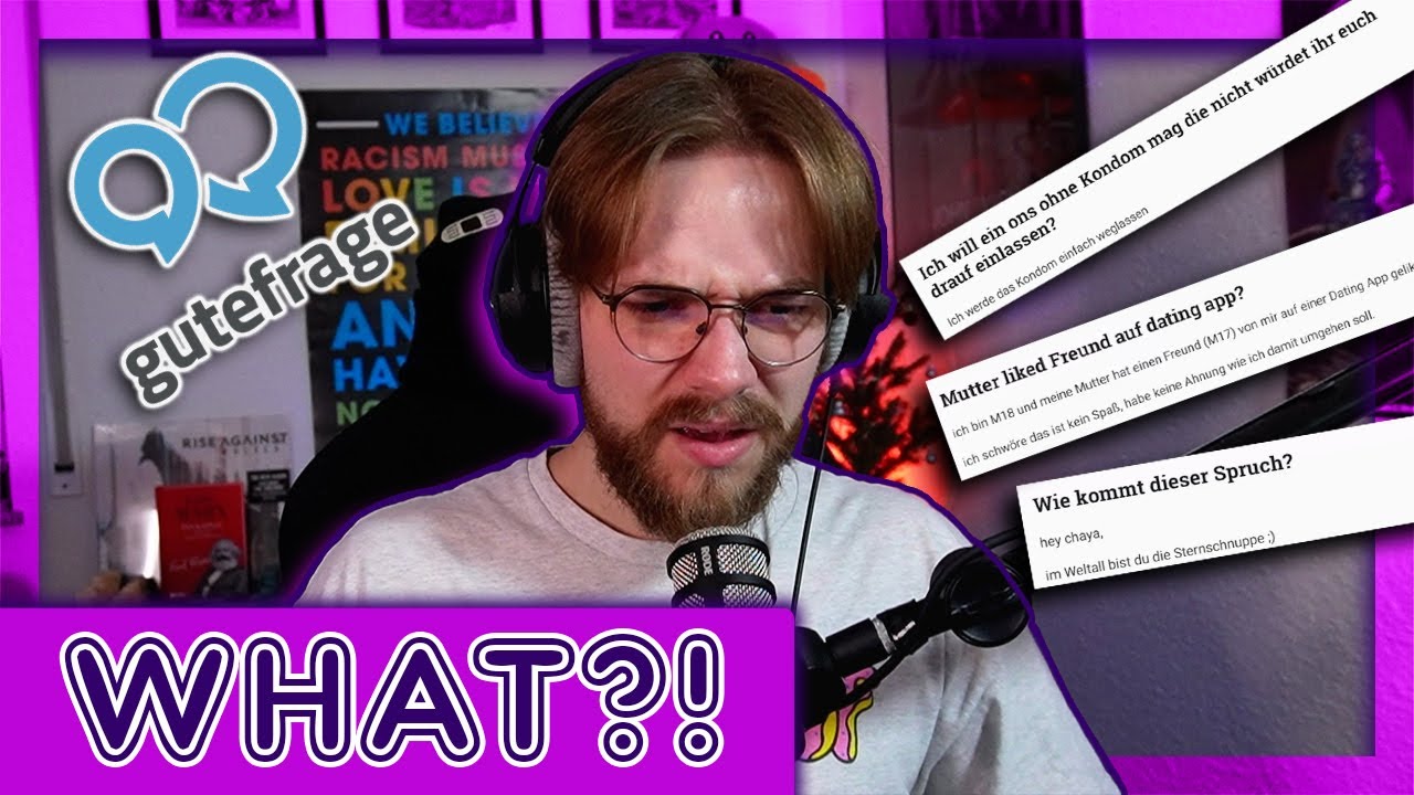 Was stimmt mit Gute Frage nicht? - react auf 
