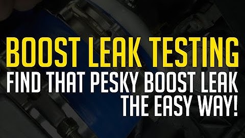 How to Test for Boost Leaks | MAPerformance DIY
