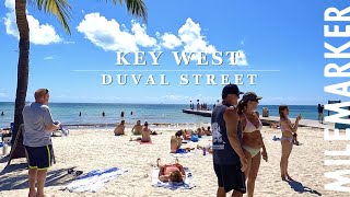 [4K] DUVAL STREET - KEY WEST, FL - 4K Relaxing Tropical Scenic Walking Tour with Binaural 🎧