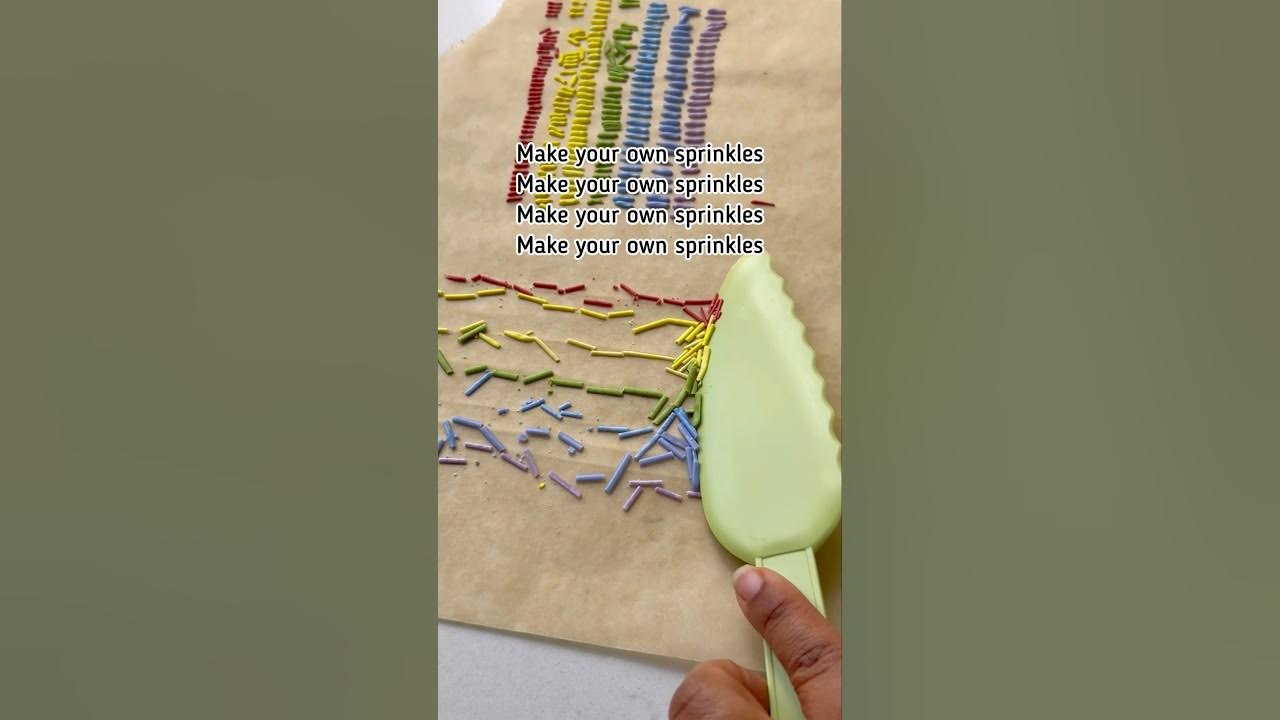 Iβm NEVER buying sprinkles again!! πβ¨ #sprinkles #homemade #veganrecipes #diyprojects Iβm NEVER buying sprinkles again!! πβ¨ #sprinkles #homemade #veganrecipes #diyprojects