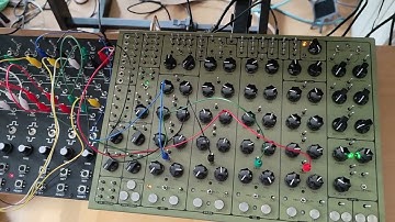 Soma Laboratory Lyra 8 and Pulsar 23 army limited editions sequenced by Ornament 8