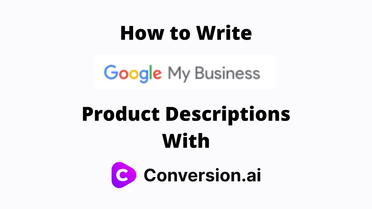 Jasper.ai How to Write Google My Business Product Descriptions With Jasper AI