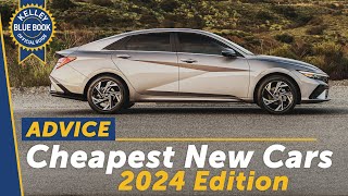 The Cheapest New Cars of 2024 by Kelley Blue Book 13,365 views 6 days ago 4 minutes, 52 seconds