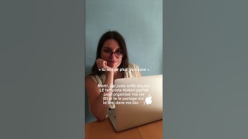 Notion pour organiser sa vie, le meilleur outil 🫶🏻☺️  #notion