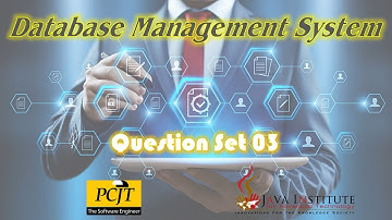 DBMS Question Set 03 | Java Institute | Rashintha Jerom