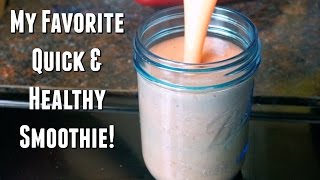 My Favorite Quick, Low-Calorie Smoothie | What I Drink For Weight Loss! screenshot 3