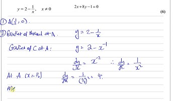 6663 (Edexcel - GCE) C1JAN 2012 Q10  Differentiation   Equations of Normals to Curves