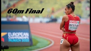 Women's 60m Final, European Athletics Indoor Championships, Istanbul 2023