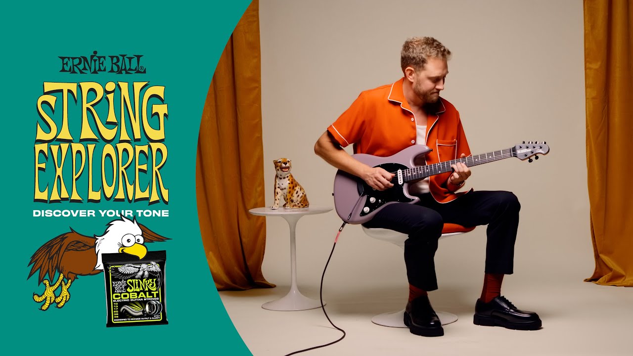 Ernie Ball String Explorer: Electric Slinky Cobalt SSS - YouTube