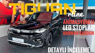 2024 Tiguan Yeni̇ Tiguan R-Line 1.5 Etsi Act 150 Hp Dsg Mi̇ni̇k Detaylar Ani̇masyonlu Led Stop