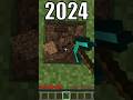minecraft physics in 2024 vs 3024