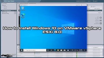How to Install Windows 10 on VMware vSphere ESXi 8.0 | Follow This Easy Guide! 🚀🔥