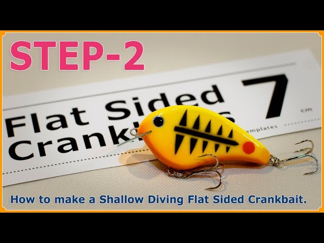 How to make a Shallow Diving Flat Sided Crankbait (1/2oz size