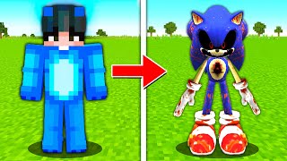 Morphing Into SONIC.EXE To Prank My Friend!