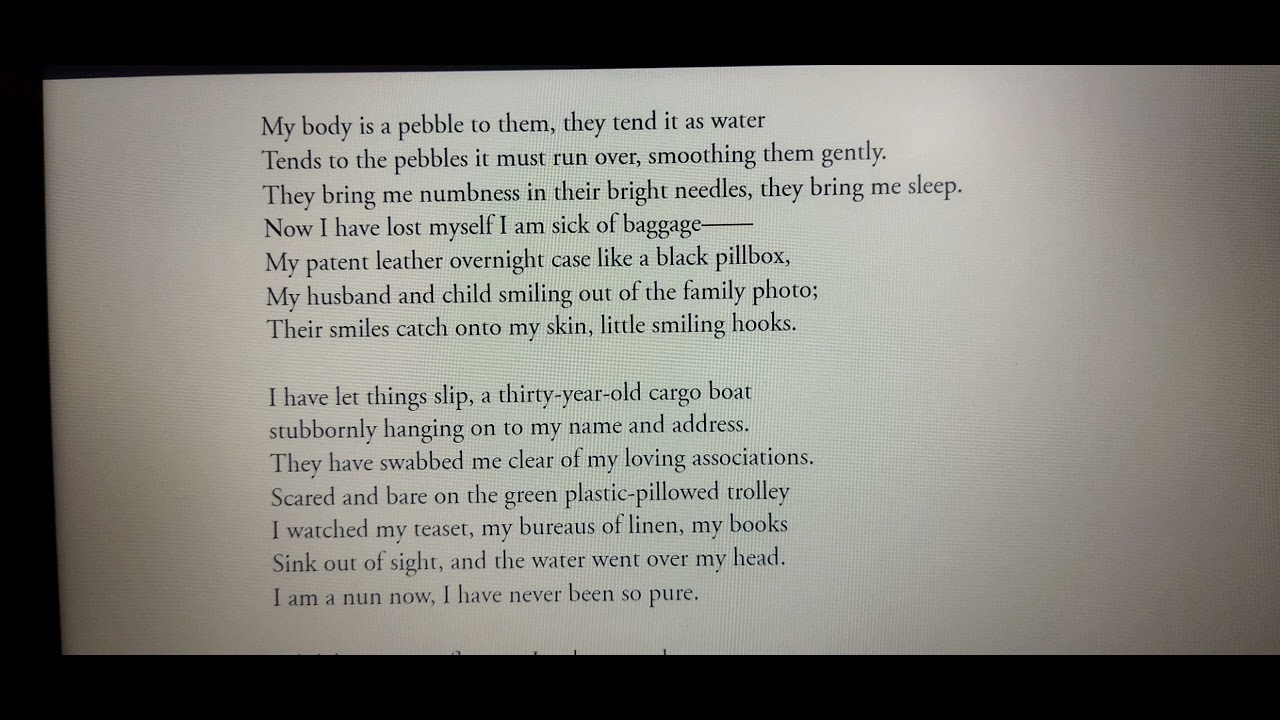 Tulips by Sylvia Plath , reciting by Omaia Majdy Kassab YouTube