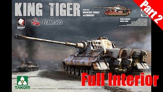 Takom 1/35 King Tiger tank with full interior - Part 2