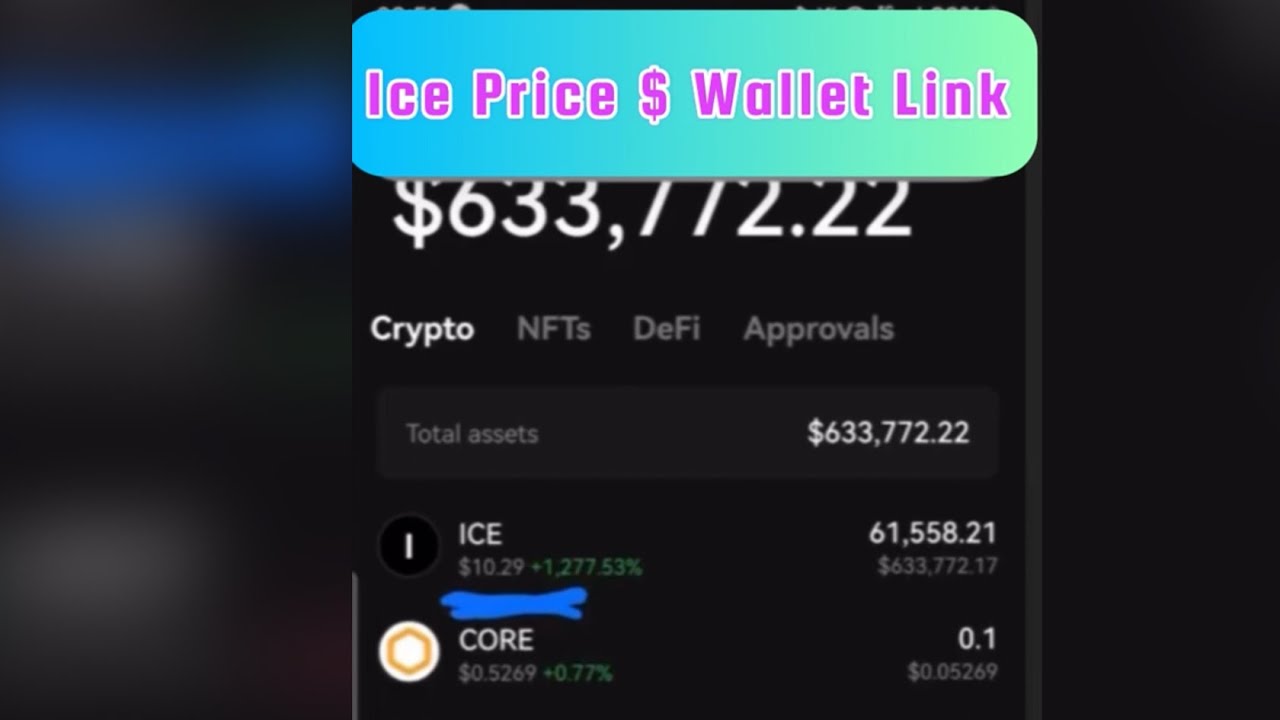 Ice Price $$ And How to Connect Wallet