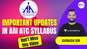 Important Updates in AAI ATC Syllabus | Don