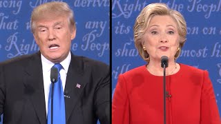 Clinton: Trump is Saying Crazy Things
Hillary Clinton taunts Donald Trump for saying crazy things during their first Presidential Debate.
Subscribe to TDC: https://www.youtube.com/TheDailyConversation/
Like our page on Facebook
http://www.facebook.com/thedailyconversation
Join us on Google+
https://plus.google.com/100134925804523235350/posts
Follow us on Twitter
http://www.twitter.com/thedailyconvo Clinton: Trump is Saying Crazy Things