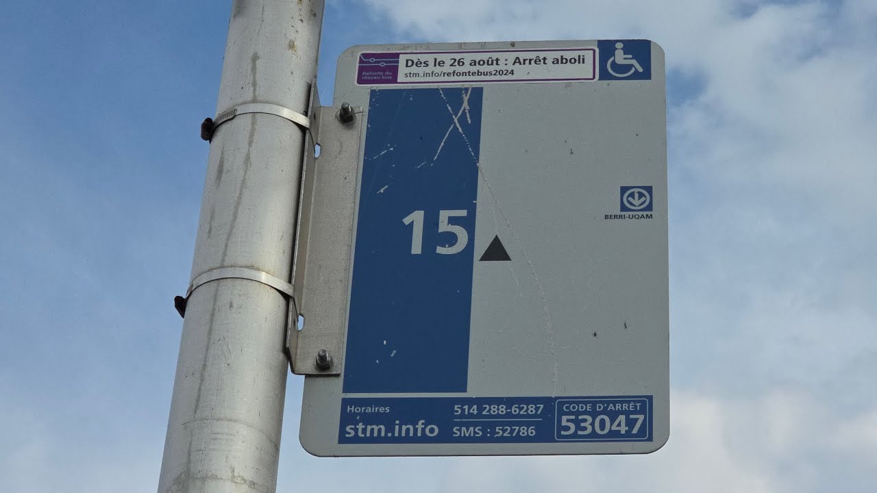 🚍 STM: final bus ride on the 15 route: Sainte-Catherine Street West ...