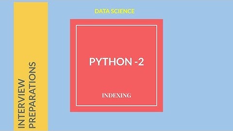 2 Python Numpy Library - Indexing