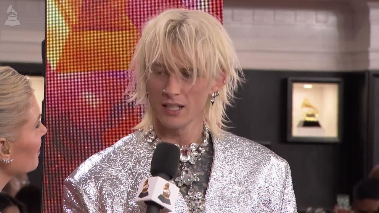 MACHINE GUN KELLY Red Carpet Interview 2023 GRAMMYs YouTube
