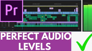 How To create perfectly Balanced audio level in Premiere Pro (Tutorial)