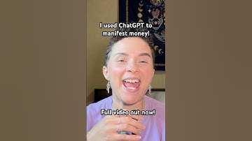 I used AI prompts to manifest $400! Video out now! #manifestation #aiprompts