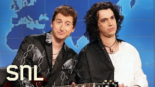 Weekend Update: Remember Lizards on Being a Backup Musical Guest - SNL