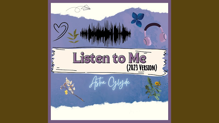 Listen to Me (2023 Version)