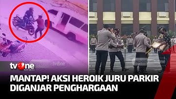 Berhasil Gagalkan Aksi Curanmor, Juru Parkir di Lampung Diberikan Penghargaan | Ragam Perkara tvOne