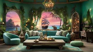 Cozy Peter Pan Inspired Room Ambience With Relaxing Ocean Wave Sounds