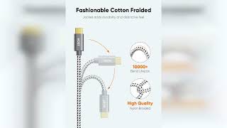 Review: CableCreation Short Micro USB to USB C Cable 0.65 FT, Braided USBC to MicroUSB OTG 480...