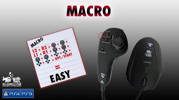 Program macros on the FragFx Piranha PS4