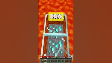 Minecraft NOOB vs PRO vs HACKER: Mining! ⛏ #Shorts