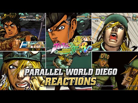 Parallel World Diego's Reactions | JoJo's Bizarre Adventure: All-Star Battle R