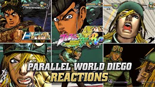 Parallel World Diego's Reactions | JoJo's Bizarre Adventure: All-Star Battle R