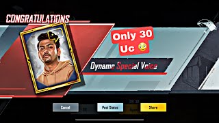 Dynamo Voice Pack Crate Opening | only 30 Uc | Dynamo Voice Pack Opening | Dynamo Special Voice |