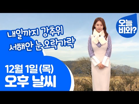 [날씨] "내일까지 강추위, 서해안 눈 오락가락" /박하명 캐스터