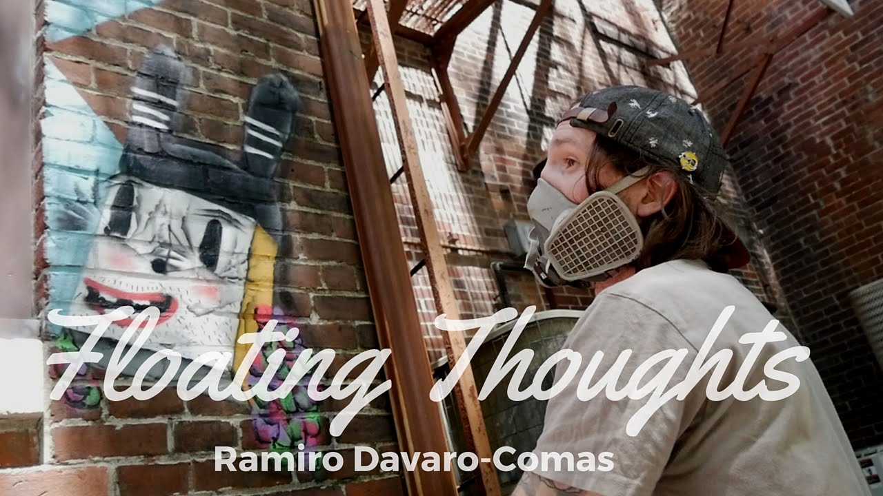 "Floating Thoughts" Mural by Ramiro Davaro-Comas