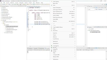 Arithmetic operators in java: Amharic