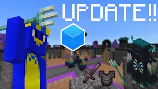 Jugando en La Nueva UPDATE de Cubecraft - MINECRAFT PE !!