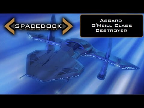 Stargate: Asgard O'Neill Class Destroyer - Spacedock